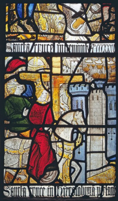 St. Helen and the Cross by English School